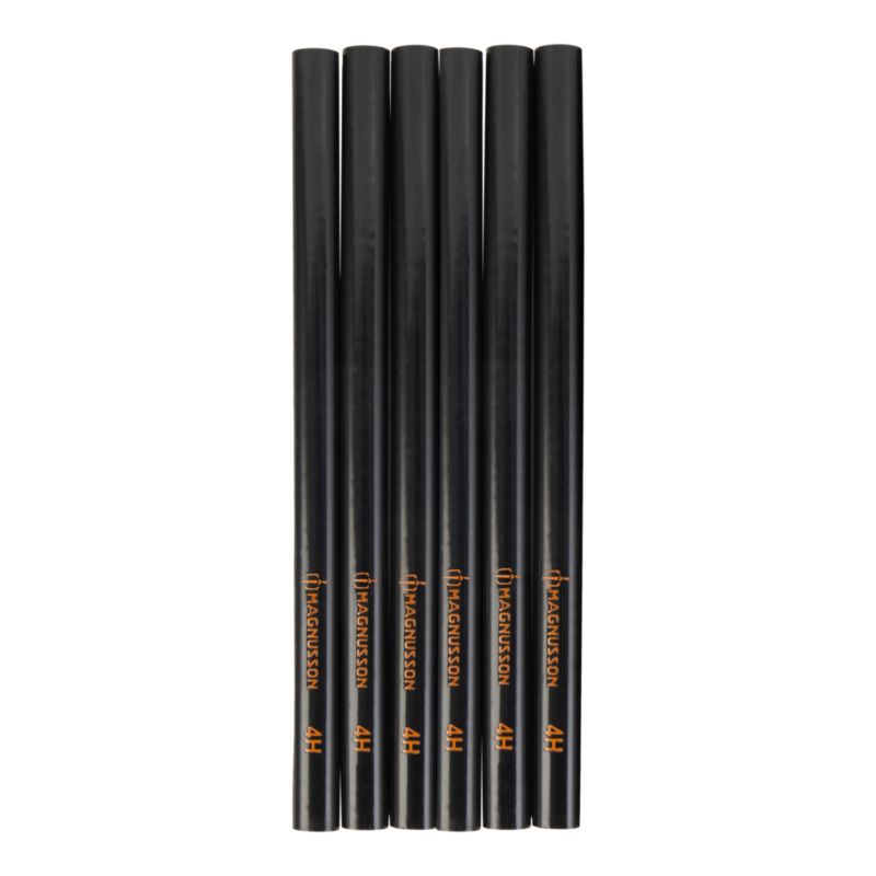 Ołówek kamieniarski Magnusson 175 mm 4H 6 sztuk