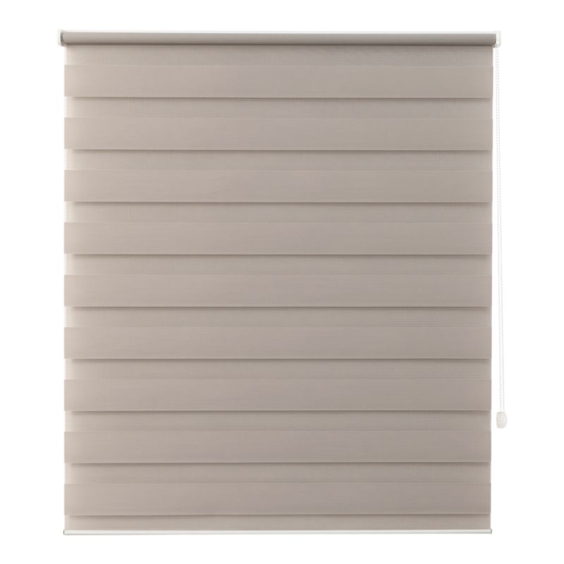Roleta dzień/noc GoodHome Elin 137,3 x 160 cm perłowoszara