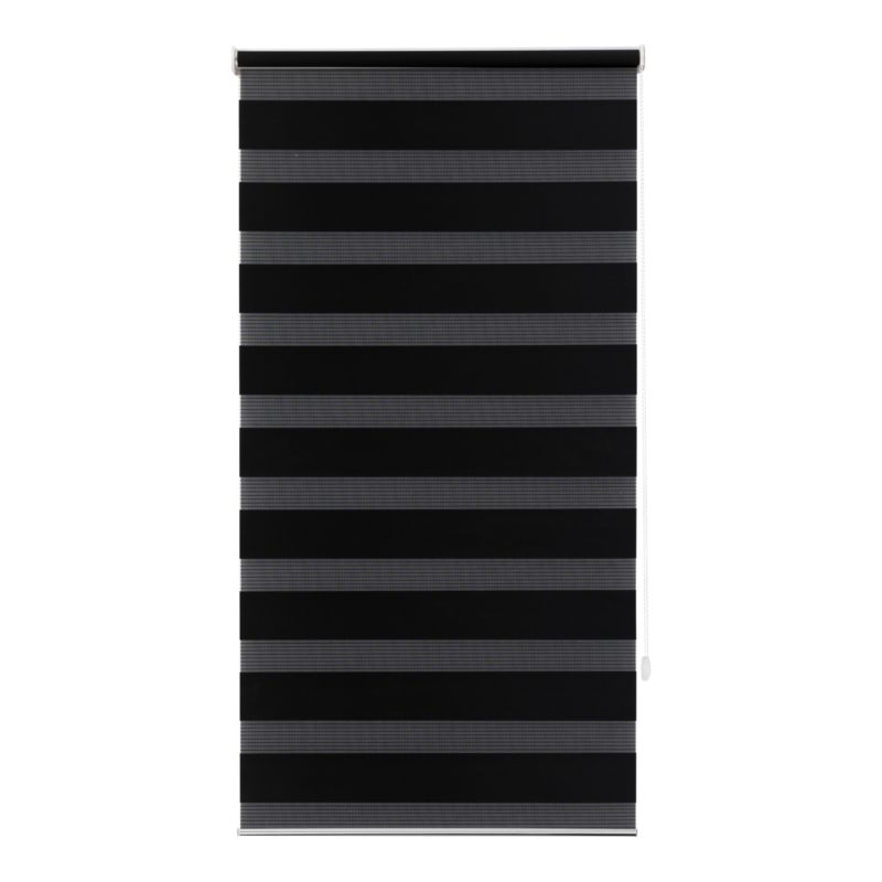 Roleta dzień/noc GoodHome Elin 53,3 x 160 cm czarny
