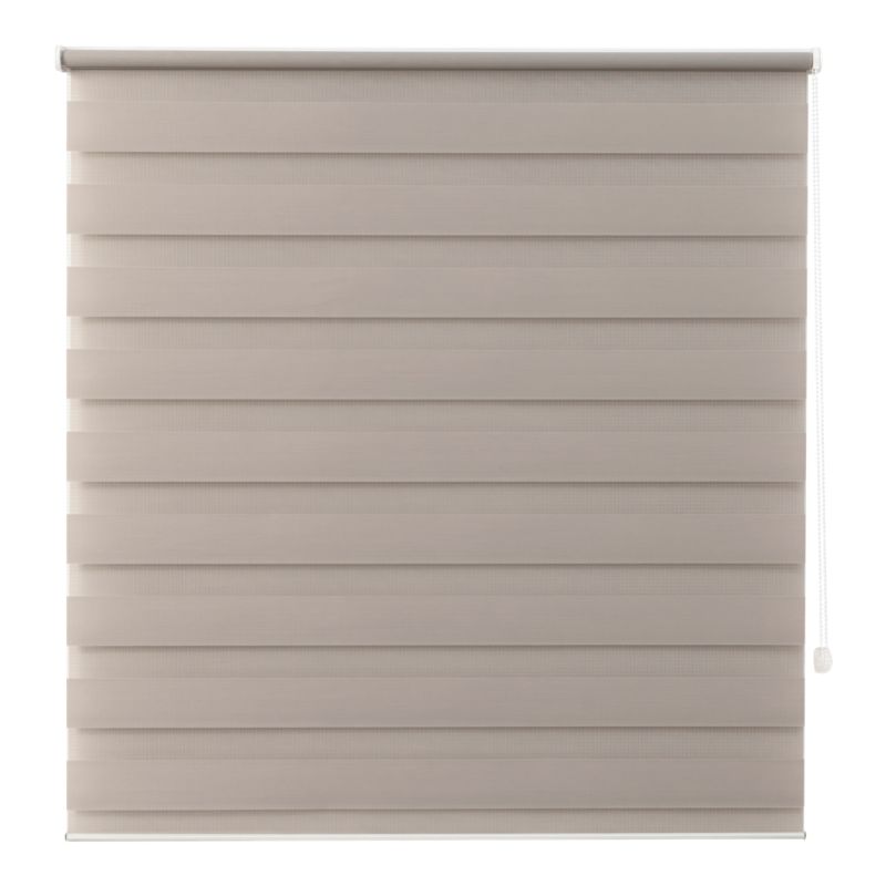 Roleta dzień/noc GoodHome Elin 157,3 x 160 cm perłowoszara