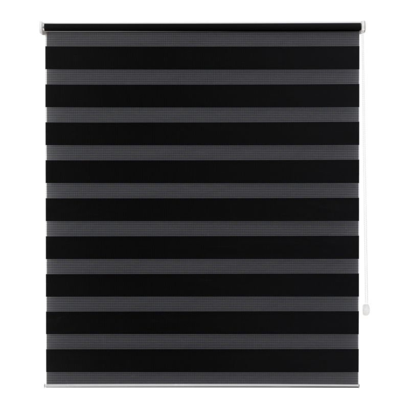 Roleta dzień/noc GoodHome Elin 117,3 x 160 cm czarna
