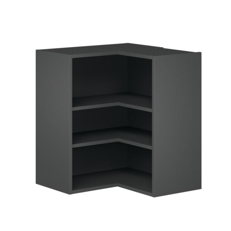 Korpus szafki kuchennej narożnej wiszącej GoodHome Caraway 63 cm szary