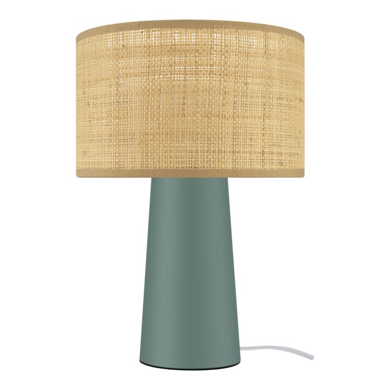 Lampa stołowa GoodHome Tolland 1 x E14 zielona