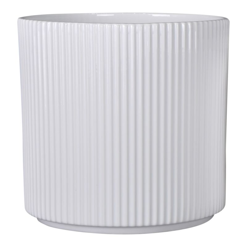 Doniczka ceramiczna Verve 19 cm biała
