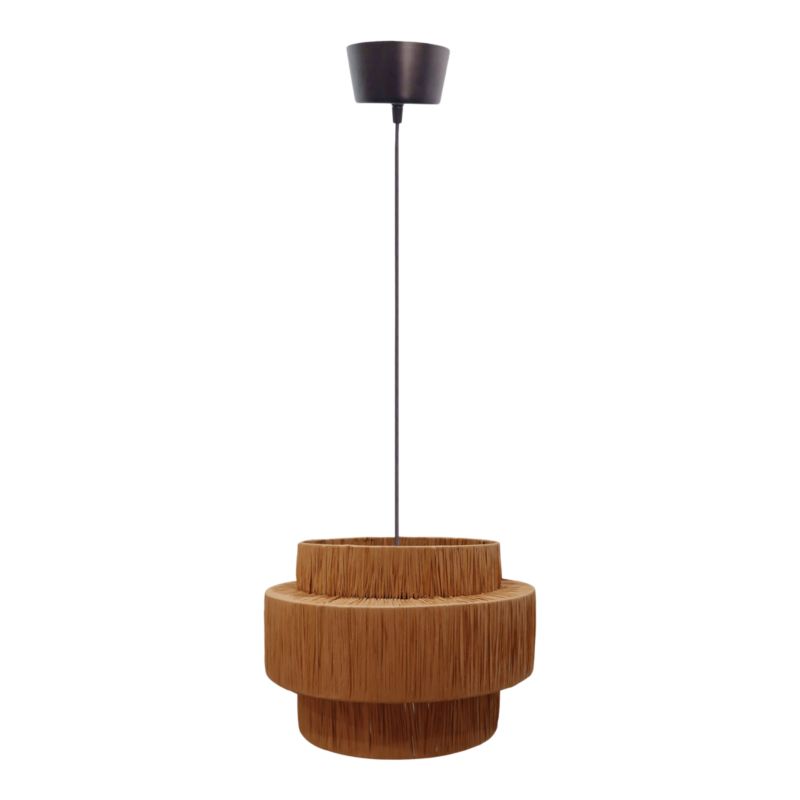 Lampa wisząca GoodHome Bellflower 1 x E28 jasny brąz
