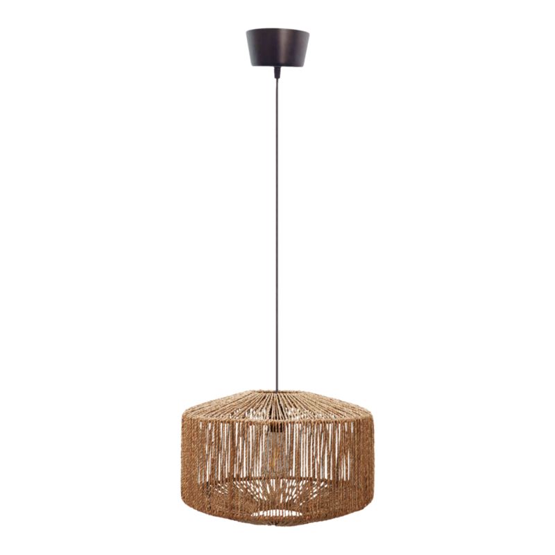Lampa wisząca GoodHome Bitternut 1 x E27 seagrass