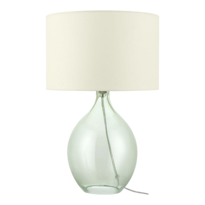 Lampa stołowa GoodHome Cushing 1 xE14 zielona