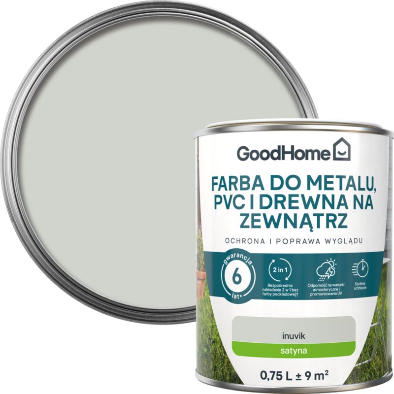 Emalia do drewna i metalu GoodHome zewnętrzna inuvik 0,75 l