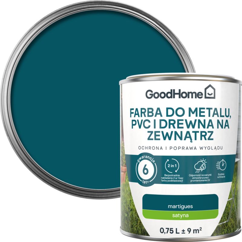 Emalia do drewna i metalu GoodHome zewnętrzna martigues 0,75 l