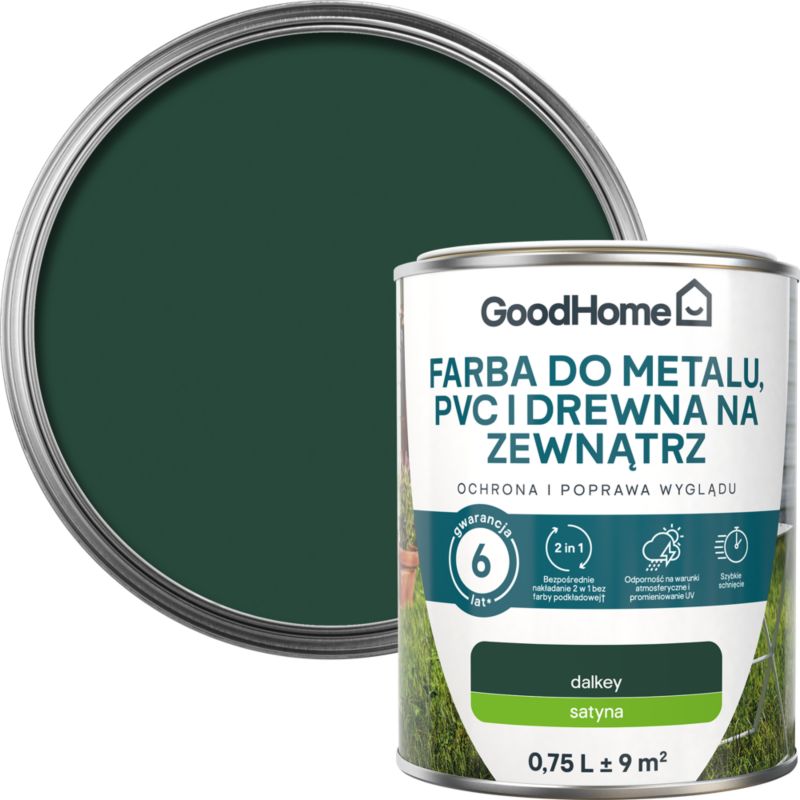 Emalia do drewna i metalu GoodHome zewnętrzna dalkey 0,75 l