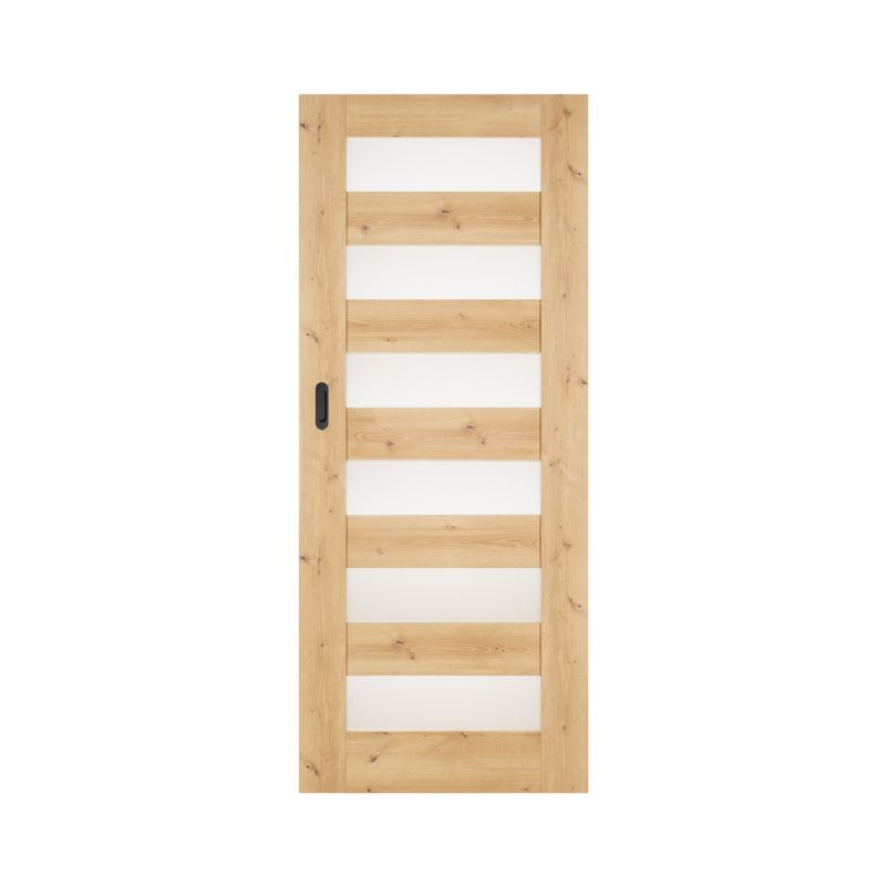 Drzwi pokojowe przesuwne 80 dąb boston