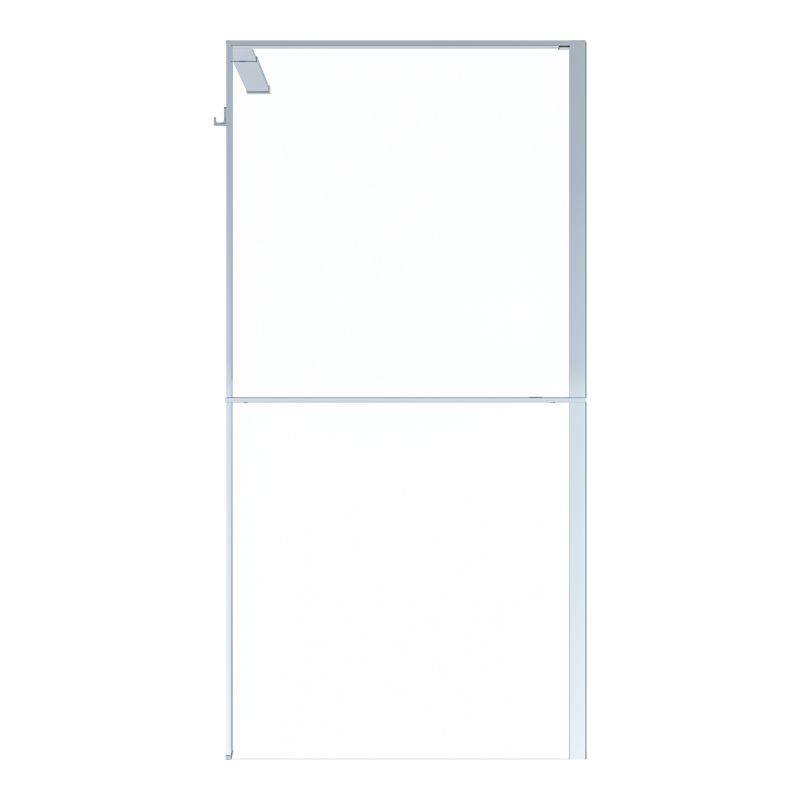 Kabina prysznicowa walk-in GoodHome Evanna 120 cm z półką chrom/transparentna