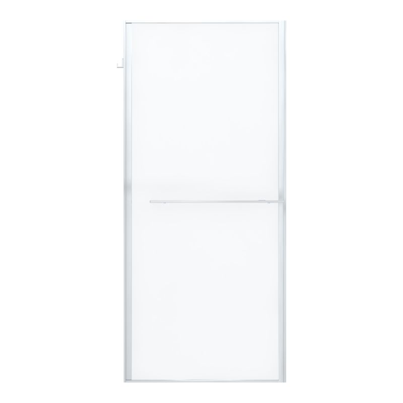 Ścianka prysznicowa GoodHome Evanna 90 cm chrom/transparentna