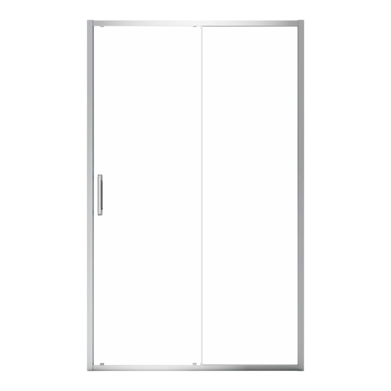 Drzwi prysznicowe przesuwne GoodHome Maza 100 cm chrom/transparentne