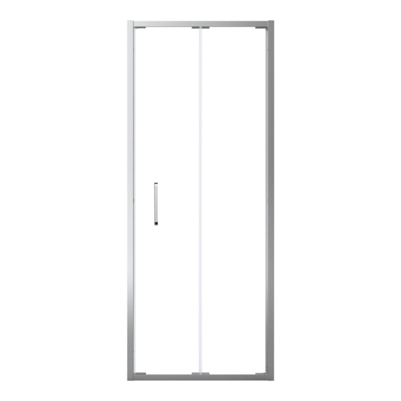 Drzwi prysznicowe składane GoodHome Maza 90 cm chrom/transparentne