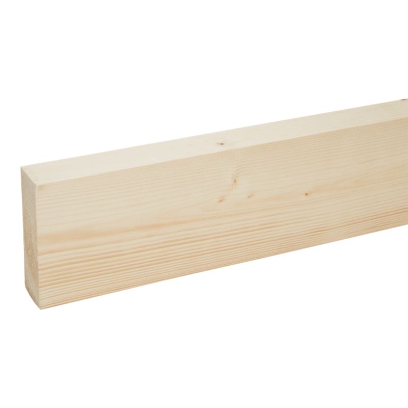 Deska strugana ostre krawędzie sosnaA 30x100x2500 mm