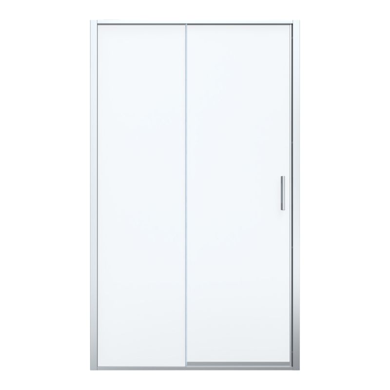 Drzwi prysznicowe przesuwne GoodHome Evanna 120 cm chrom/transparentne