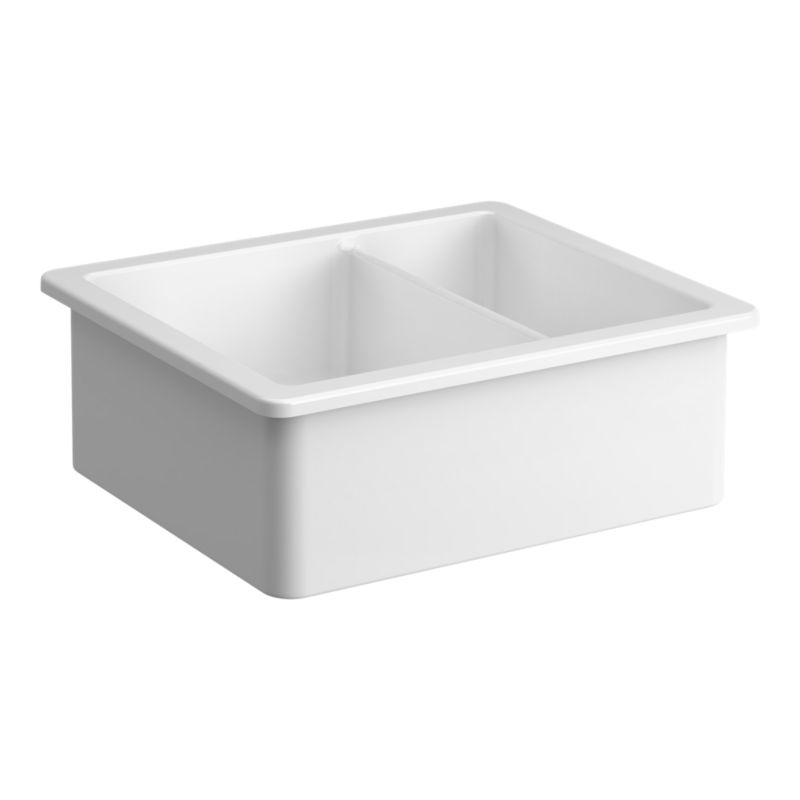 Zlewozmywak ceramiczny GoodHome Hyssop 1,5-komorowy