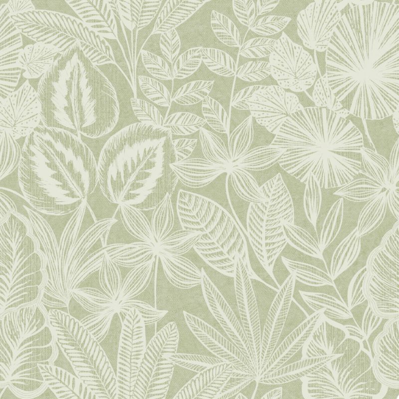 Tapeta GoodHome Scratch liście zielone