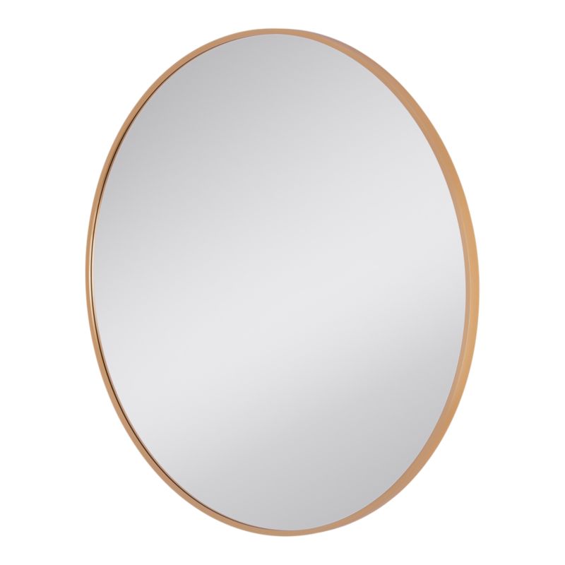 Lustro okrągłe GoodHome Tisa Slim 60 cm złote