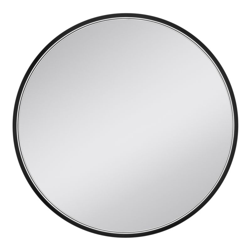 Lustro okrągłe LED GoodHome Tisa premium 60 cm czarne