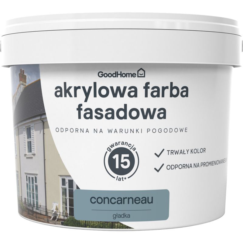 Farba elewacyjna GoodHome akrylowa concarneu 10 l