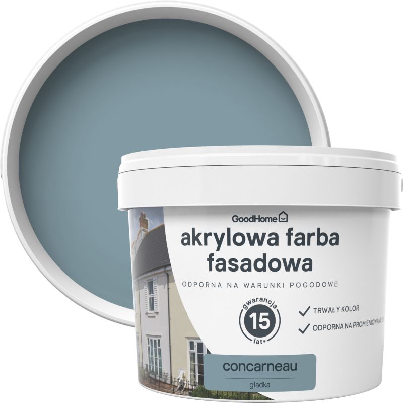 Farba elewacyjna GoodHome akrylowa concarneu 10 l