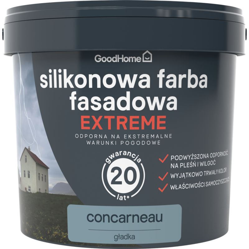 Farba elewacyjna GoodHome silikonowa concarneu 5 l