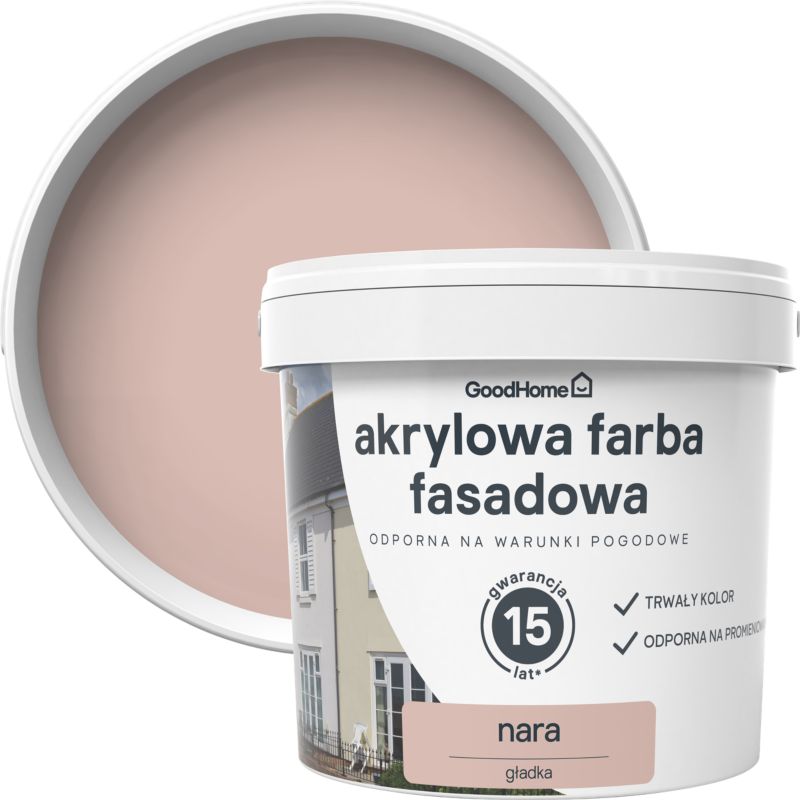 Farba elewacyjna GoodHome akrylowa nara 5 l