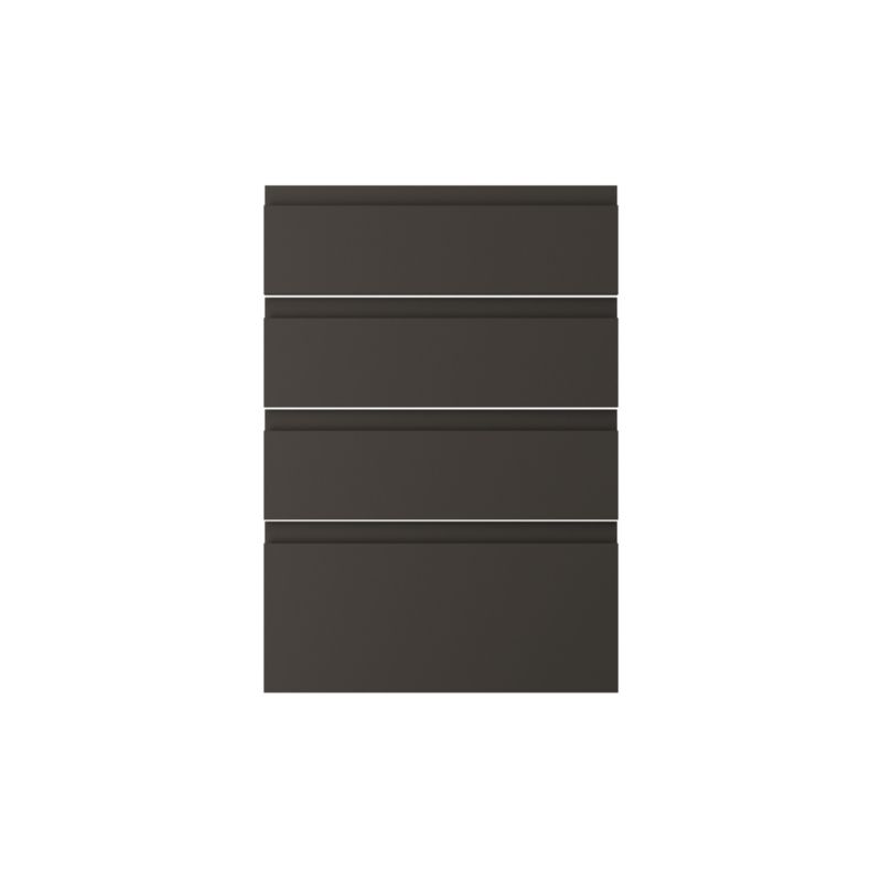 Front kuchenny do szafki z 4 szufladami GoodHome Garcinia 50 cm carbon