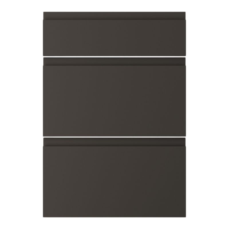 Front kuchenny do szafki z 3 szufladami GoodHome Garcinia 50 cm carbon