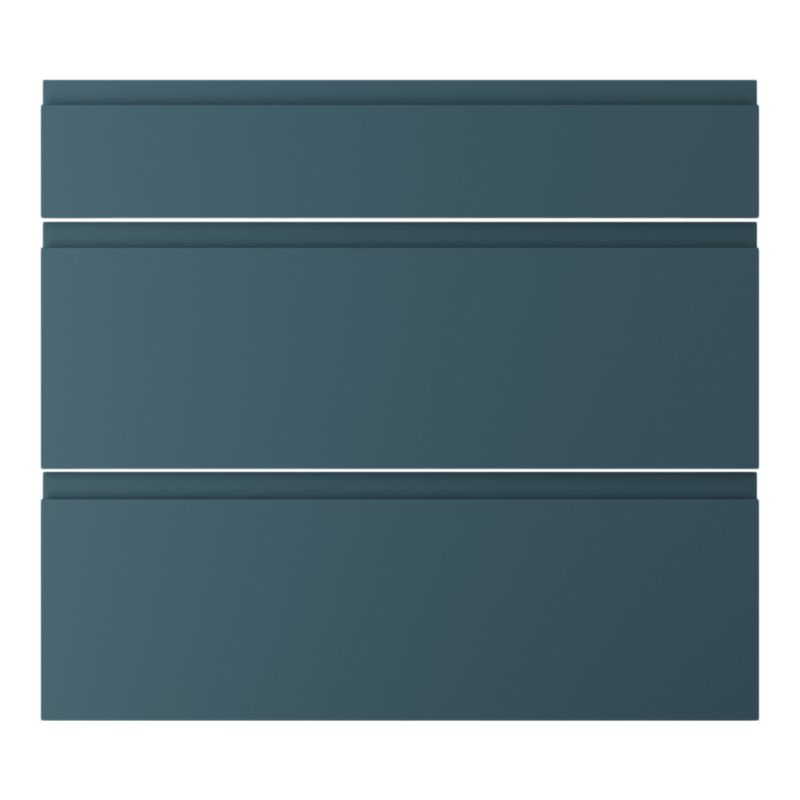 Front kuchenny do szafki z 3 szufladami GoodHome Garcinia 80 cm ocean