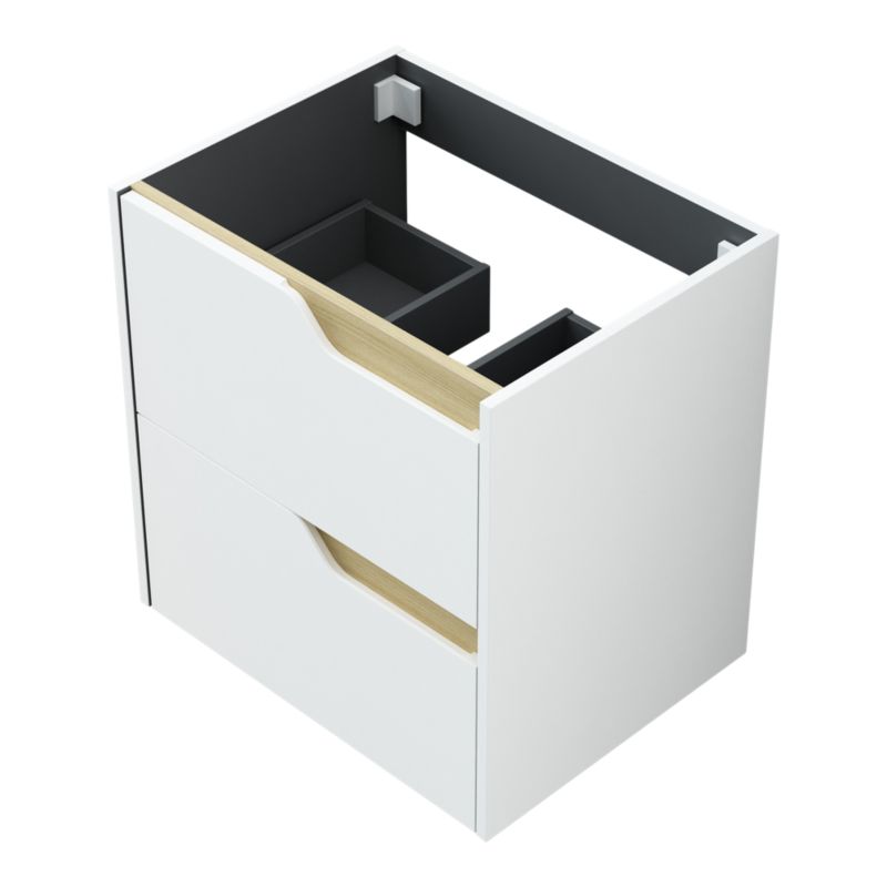 Szafka pod umywalkę Tolima wisząca 60 cm biała