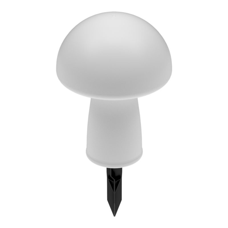 Lampa solarna Mushroom RGB IP44 biała
