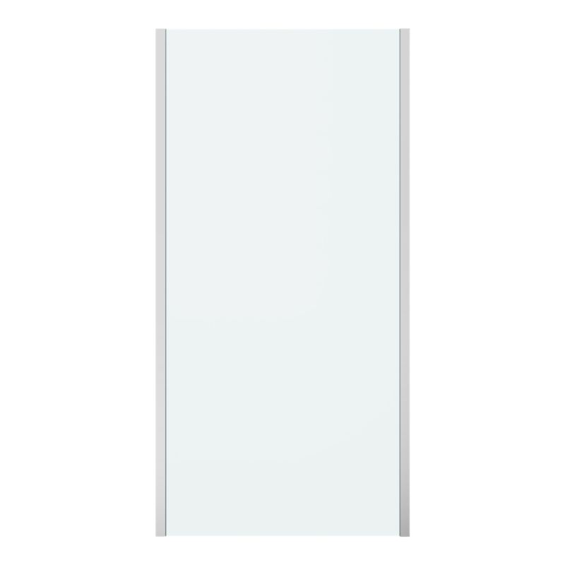 Ścianka prysznicowa GoodHome Ledava 100 cm chrom/transparentna