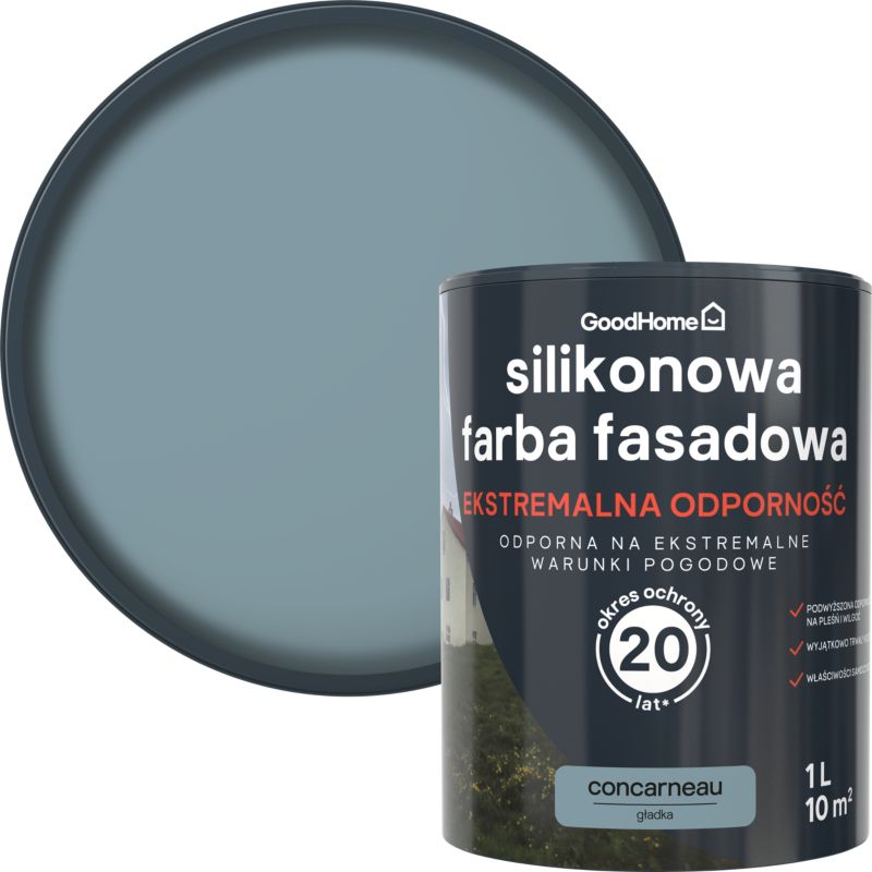 Farba elewacyjna GoodHome Premium corcarneau 1 l