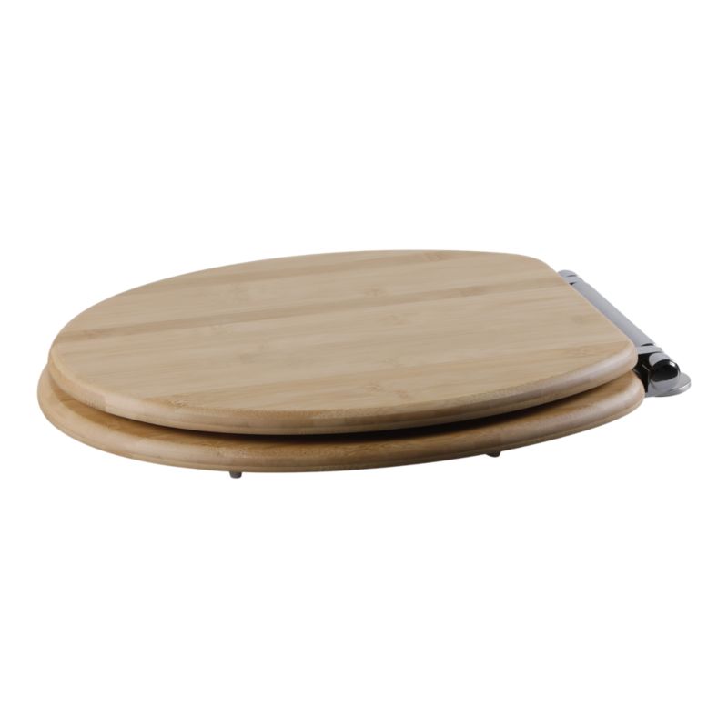 Deska WC GoodHome Cervia MDF wolnoopadająca bambus