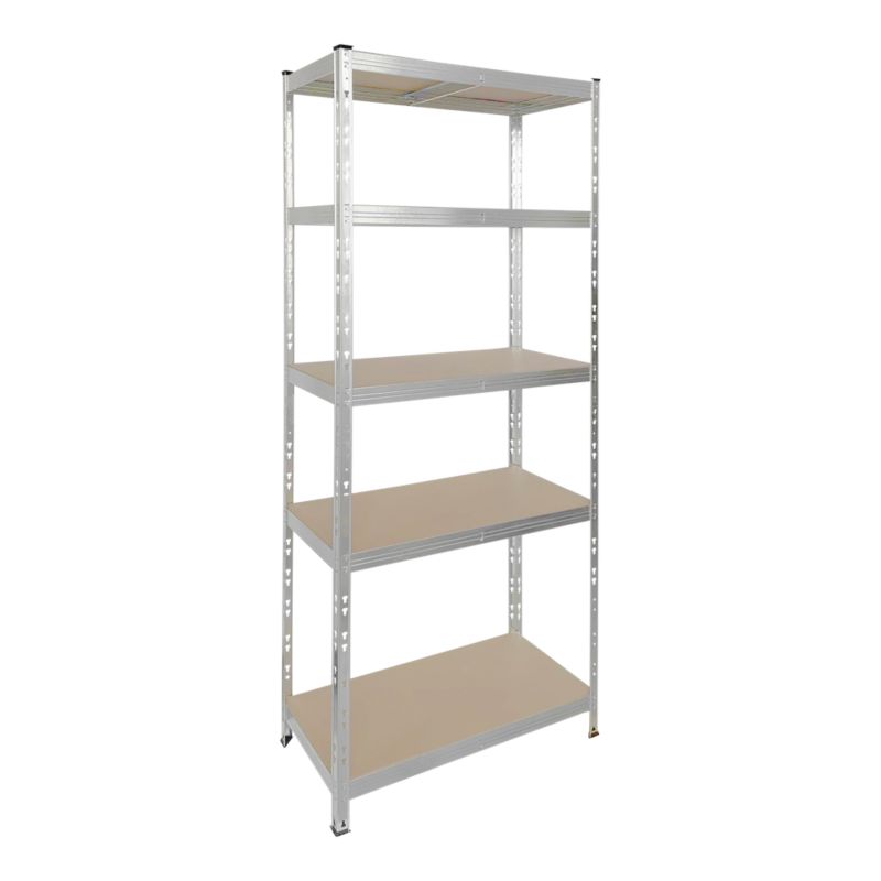 Regał metalowy 210 x 90 x 45 cm 5 półek 300 kg ocynk