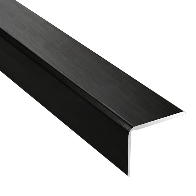 Profil aluminiowy GoodHome CS2 zakończeniowy 1,2 m czarny