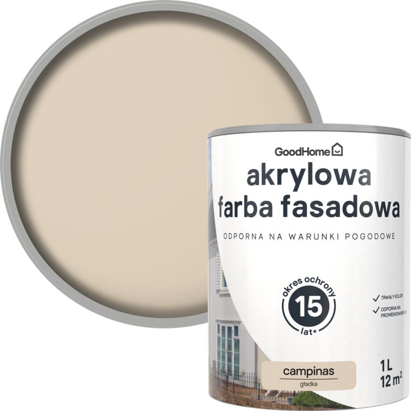 Farba elewacyjna GoodHome campinas 1 l