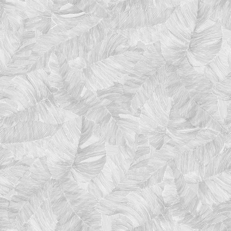 Tapeta winylowa na flizyelinie white textured leaves