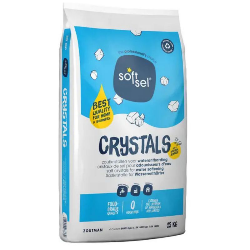 Kryształy solne do zmiękczania wody Soft Sel 25 kg