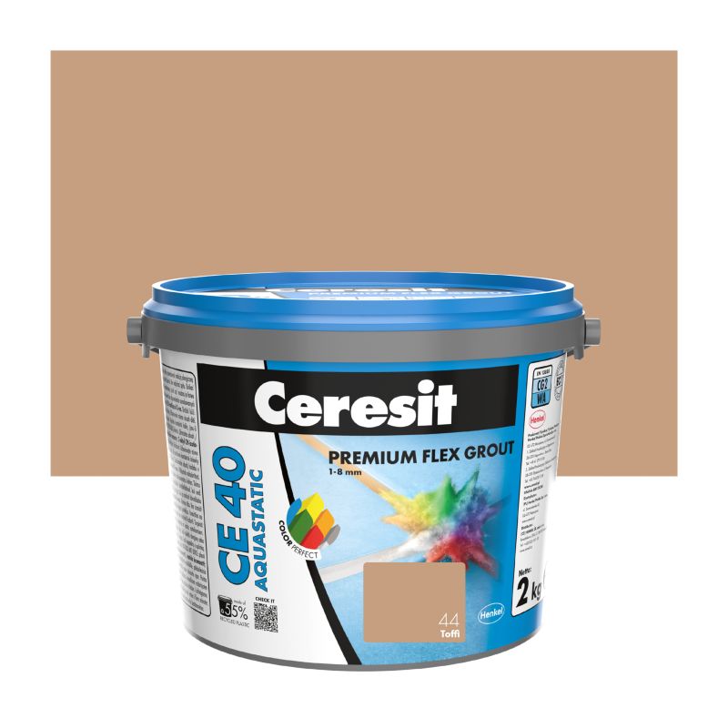 Fuga elastyczna Ceresit CE 40 Aquastatic tofii 2 kg
