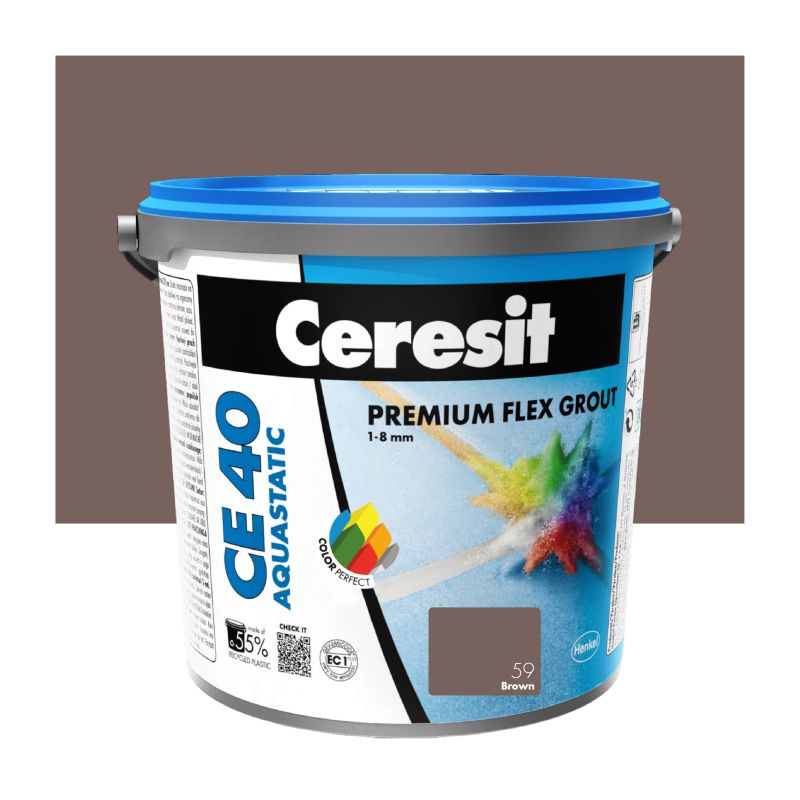 Fuga elastyczna Ceresit CE 40 brown 5 kg