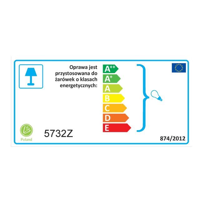 Lampa wisząca Etro 1 1 x 40 W E27 czarna