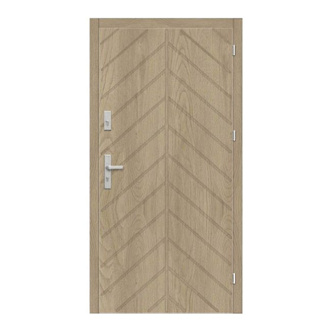 Drzwi wewnątrzklatkowe Volume 80 prawe dąb riviera