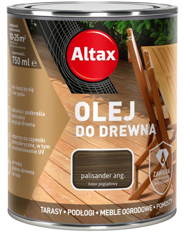 Olej do drewna Altax palisander 0,75 l