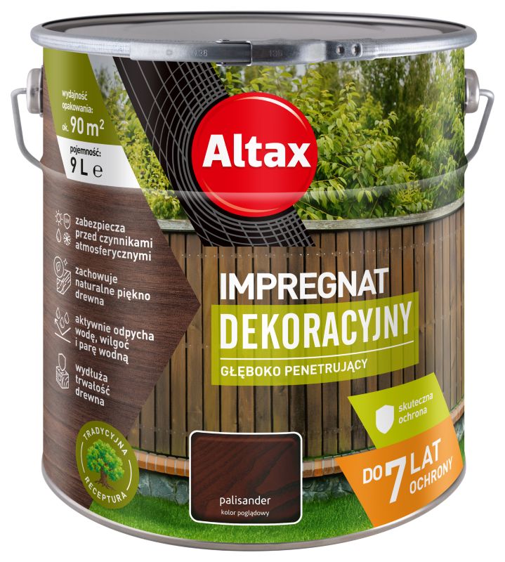 Impregnat dekoracyjny Altax palisander 9 l
