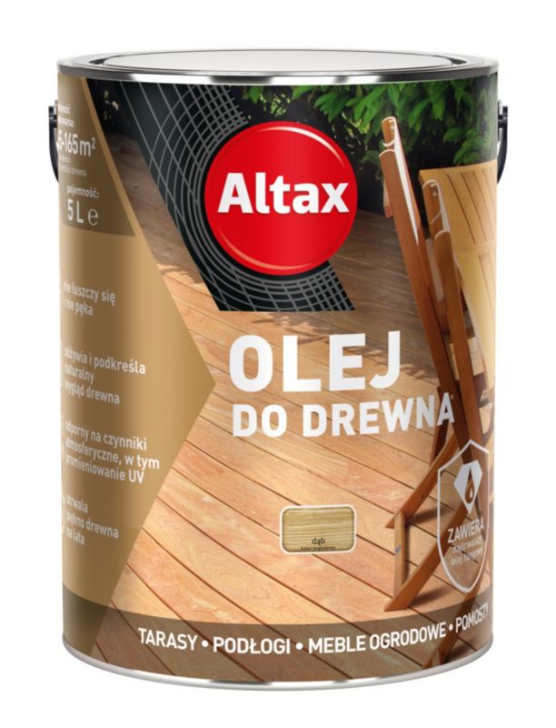 Olej do drewna Altax dąb 5 l
