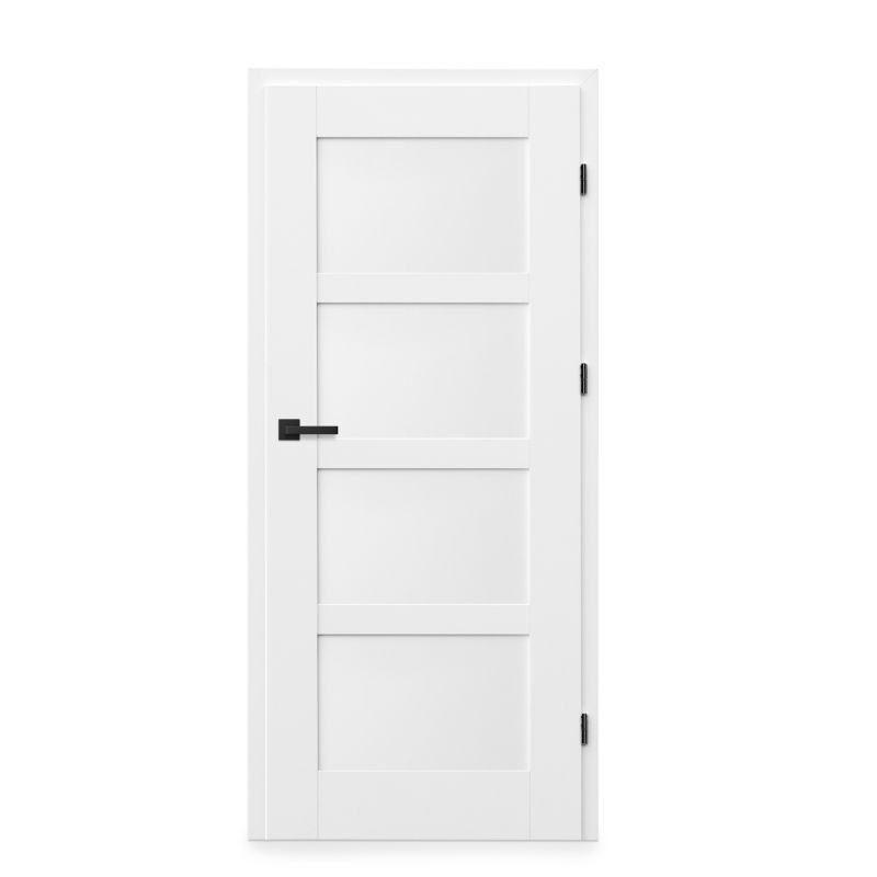 Drzwi pełne Connemara 90 prawe kredowo-białe